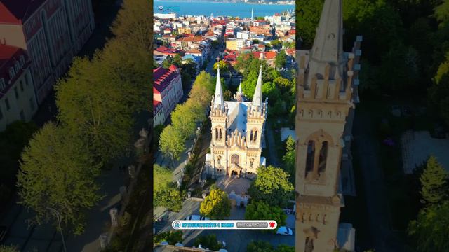 Квадрокоптер показывает величие Собора Рождества Пресвятой Богородицы в Батуми