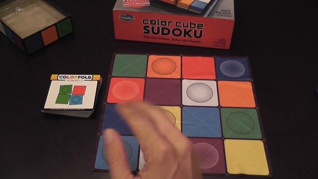Color Fold  Color Cube Sudoku ThinkFun Review