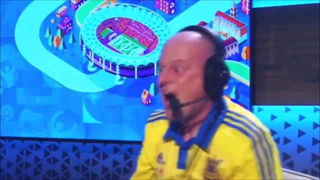 Украина Швеция Реакция комментатора на победный гол Украины смотреть онлайн