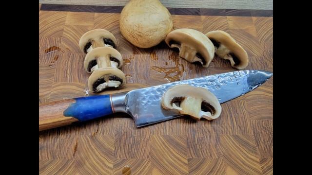 Шеф-нож XITUO с ручкой из сандала и полимерной смолы | #Обзор смотреть онлайн