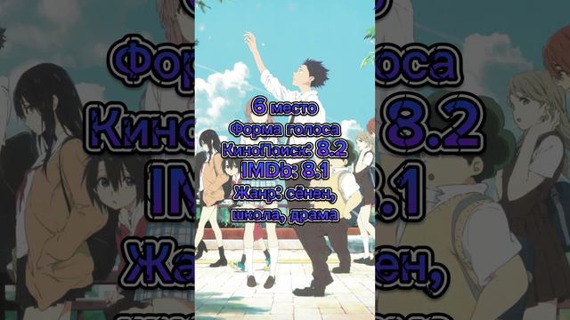 Топ 10 лучших драматичных аниме #аниме #топ #топ10 #топ10аниме #топы #anime #top10 #top #анимация