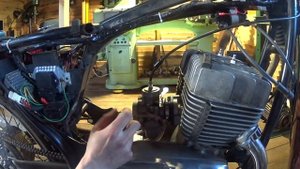 Jawa 638: Установка карбюратора Mikuni