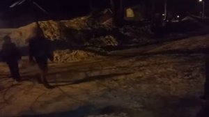 В прорубь после бани