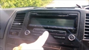 VW TP Turn off and on Traffic Announcements on VW RCD 310