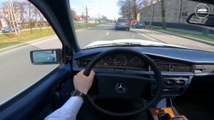 1988 Mercedes-Benz 190 W201 [2.0I 122 HP] | Test Drive #58 | POV Driver. TV
