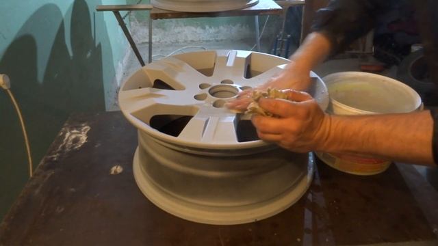 Подготовка к покраске. Замываем грунт. смотреть онлайн