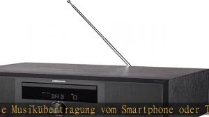 MEDION P64145 All in One Audio System (DAB+, CD, MP3, PLL UKW Radio, USB, Kompaktanlage, Elegantes