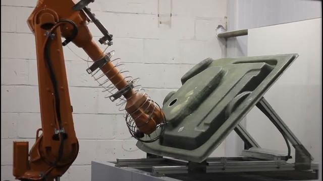 Роботизированный комплекс гидроабразивной резки на базе робота АВВ