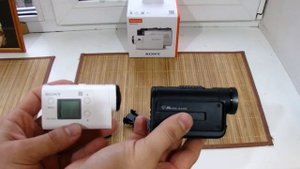 пришла новая экшен камера sony as 300. прощай тряска:)sony as300 vs midland xtc400