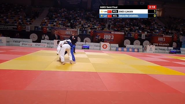 ENES ÇAKAN - İBRAHİM DEMİREL 66KG Semi Final 2023 SPOR TOTO GENÇLER TÜRKİYE JUDO ŞAMPİYONASI смотреть онлайн