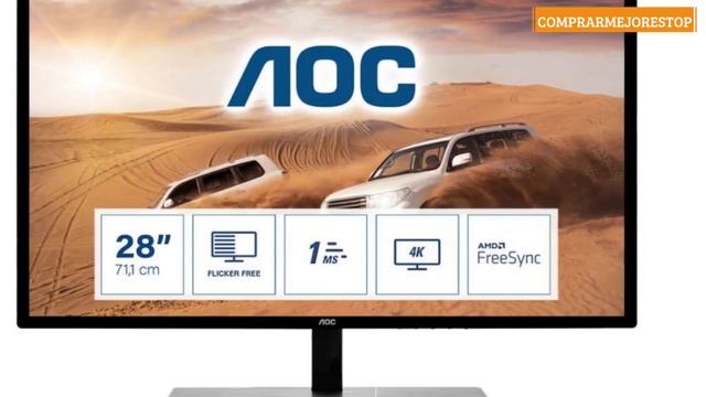AOC Monitor U2879VF- 28" UHD, 60 Hz, 1ms, TN, FreeSync, 3840x2160, 300 cd/m, D-SUB, HDMI 1x2.0 смотреть онлайн