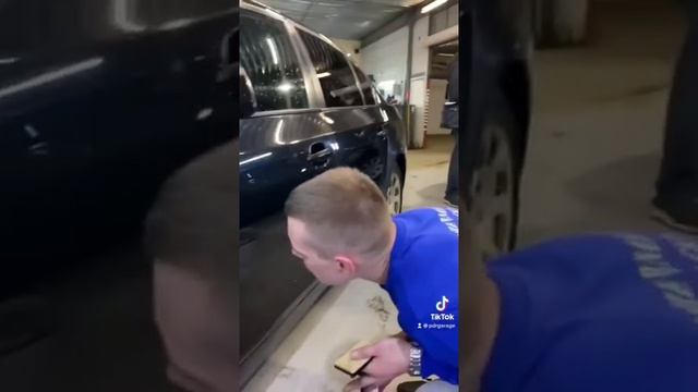 PDRgarage удаление вмятин живой отзыв #спб #блогер #питер #обучениеpdr