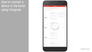 How to connect a device using Vitoguide