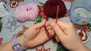 Как соединить кончики нити без узелка. Подходит для 100% мериноса и 100% шерсти.