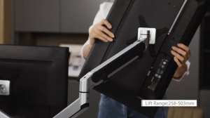 AOKE Standing Desk Accessories Introduction: Dual Monitor Arms AK-MA02D