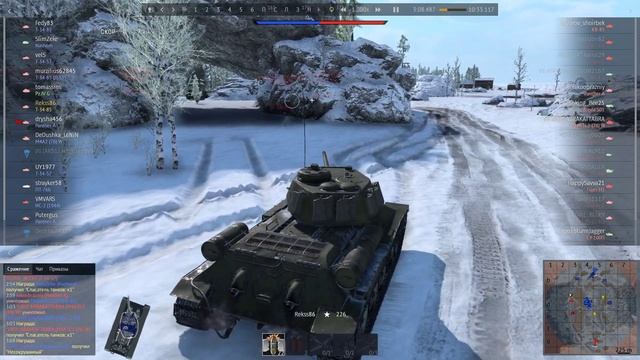 War Tunder Т-34-85 на GTX 660 смотреть онлайн