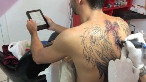 Angel wings tattoo - Maspalomas de Gran Canaria