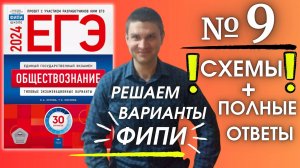 Полный разбор 9 варианта фипи Котова Лискова | ЕГЭ по обществознанию 2024 | Владимир Трегубенко