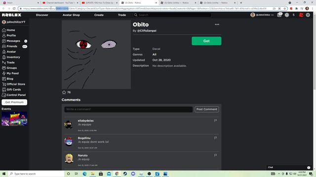 [UPDATE 100] How To Dress Up As Obito Uchiha In Shindo Life