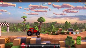 Blocky Roads ПРОХОЖДЕНИЕ ИГРЫ!ИГРА КАК МАЙНКРАФТ! ПИКСЕЛЬНЫЕ МАШИНЫ!  # 5