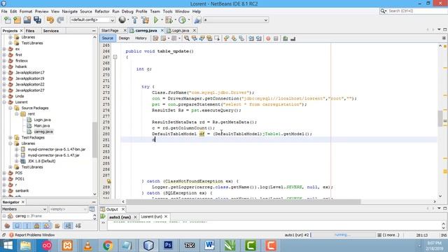 Car Rental System Project in Java Part 5