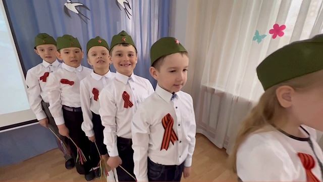 Воспитанники МАДОУ № 9 поздравляют с Днем Победы!