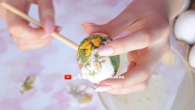 ДЕКУПАЖ ЯИЦ к Пасхе ?? | Яйца на Пасху | Легко и просто! смотреть онлайн