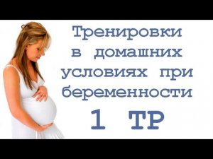 Тренировки в домашних условиях при беременности (1 тр)