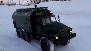 Winter WPL test. Урал 4320 и Газ 66. URAL and GAZ. WPL B-24  and B-36
