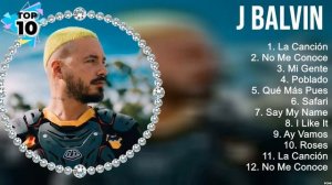 Top Hits J Balvin 2023 ~ Mejor J Balvin lista de reproducción 2023