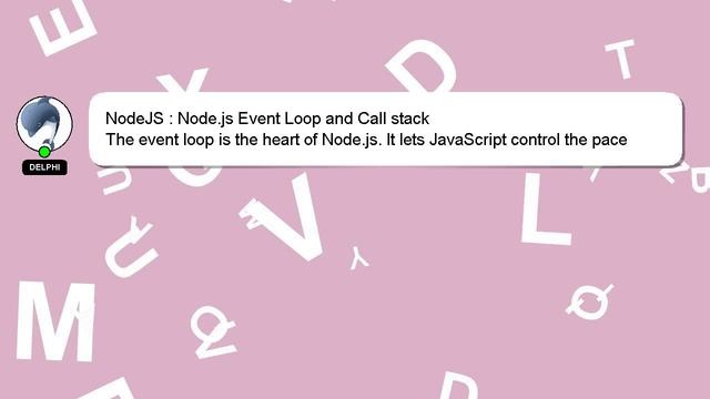 NodeJS : Node.js Event Loop and Call stack