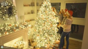 Christmas atmosphere 4k - Scenic Christmas Relaxation Film with Top Christmas Songs of All Time