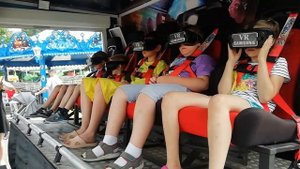 путешествие в ад. 5d аттракцион в парке Гагарина