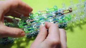 ❤Ёлка из резинок. Как плести ёлочку из резинок в видеоуроке №298❤