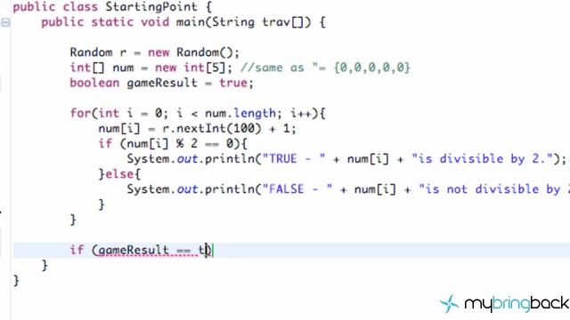 Learn Java Tutorial 1.22- Finish our App with Boolean Variables смотреть онлайн
