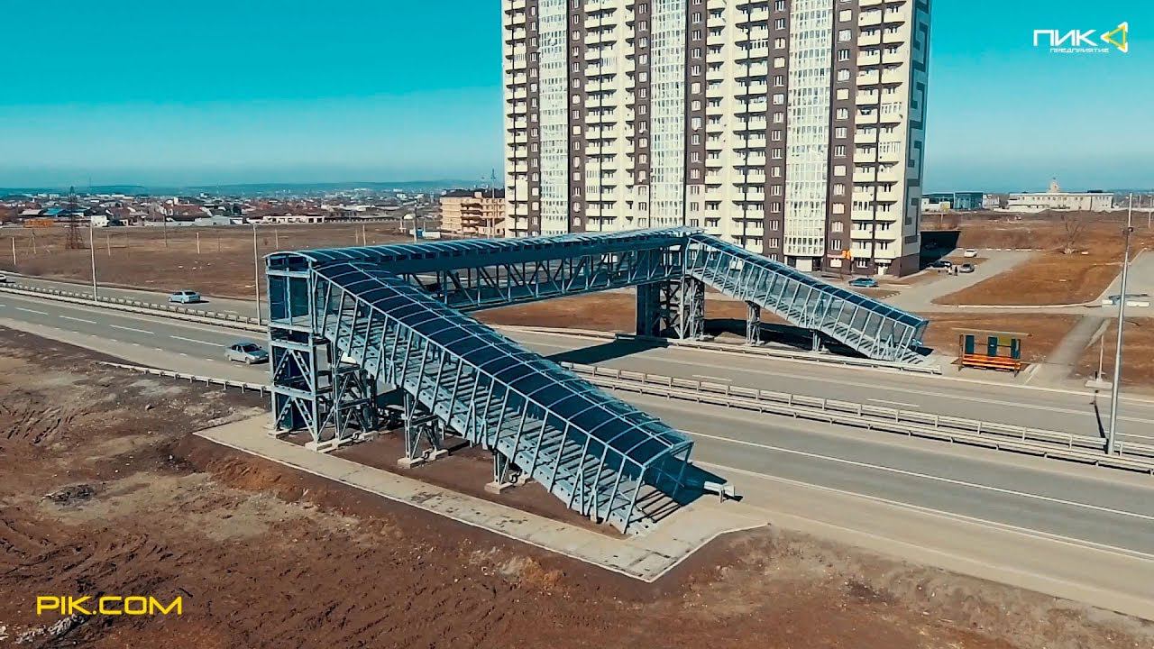 Модульный надземный пешеходный переход