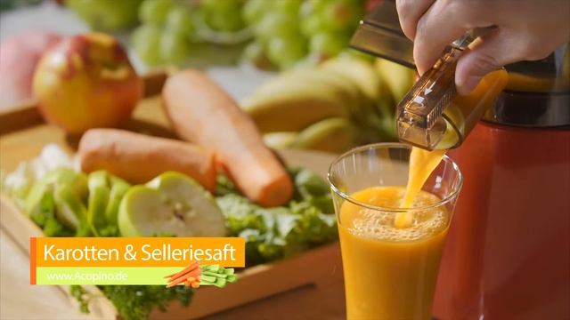 Acopino Delicato Slow Juicer - Die sanfte Saftpresse für besonders große Saftausbeute смотреть онлайн