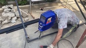 Ворота сварка своими руками #2 (Глухие)