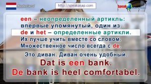 Грамматика голландского языка. Артикли в голландском языке. Елена Шипилова.