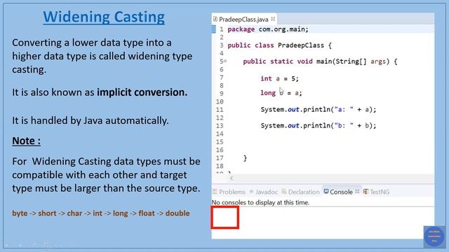 What is Type Casting in Java ? | Pradeep Nailwal