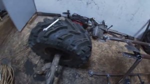 Рама из трубы для минимонстра с мотором от мотоблока))
