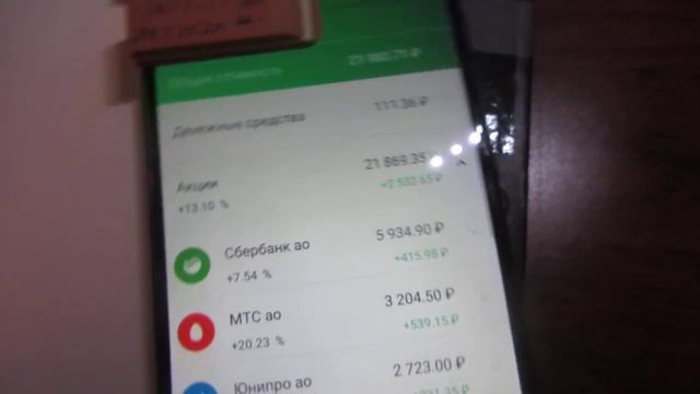 Мои первые акции и начинающий инвестиционный портфель в Сбербанк Инвестор