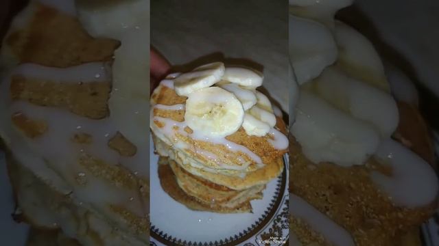 Рецепт найдете у меня на канале. "Банановый панкейк" 🍌🍌🍌🥞🥞🥞#панкейки #банановыепанкейки