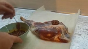 Козья нога, запеченная в духовке. Праздничное блюдо к 23 февраля. "Мое Подворье"