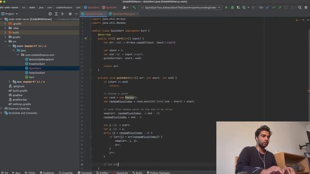 Easiest Quick Sort Implementation Using Test Driven Development | Java смотреть онлайн