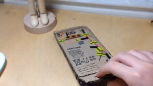 SAMSUNG GALAXY S10 С МИКРОСХЕМАМИ ИЗ КАРТОНА