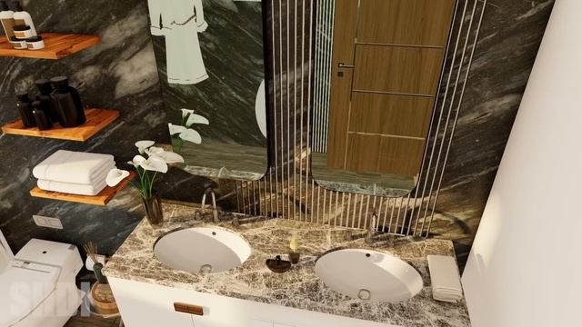 39' x 36' (12m x 11m) Beautifully Designed Small House With Floor Plan - HOUSE DESIGN IDEA смотреть онлайн