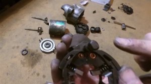 Ремонт стартера Mitsuba на HONDA STEPWGN RK.