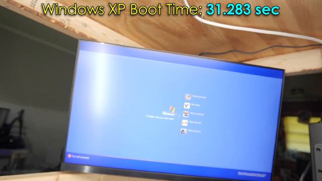 Windows XP FASTER Than Windows 10?! - 5GB/s SSD vs. 50MB/s IDE Boot Speed Test - Jody Bruchon Tech смотреть онлайн