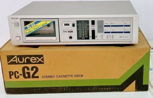 Кассетная дека Toshiba PC-G2, редкий винтаж-ЯПОНИЯ-1982-год